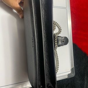 Cucci Dionysus Black Leather Hand Bag